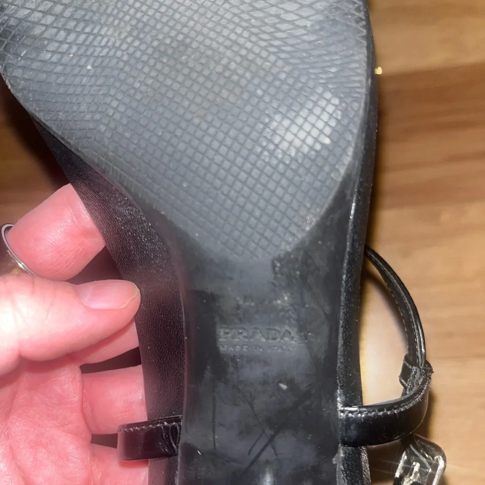 Prada Women's Black Kitten Heels